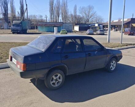 Синий ВАЗ 21099, объемом двигателя 1.5 л и пробегом 214 тыс. км за 1242 $, фото 1 на Automoto.ua