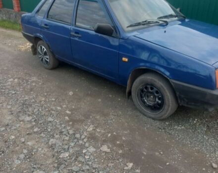 Синий ВАЗ 21099, объемом двигателя 1.5 л и пробегом 155 тыс. км за 1550 $, фото 1 на Automoto.ua