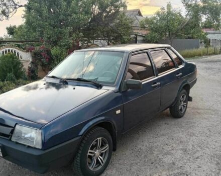 Синий ВАЗ 21099, объемом двигателя 1.5 л и пробегом 250 тыс. км за 2100 $, фото 1 на Automoto.ua