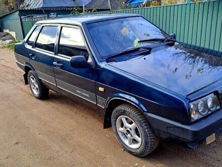 Синий ВАЗ 21099, объемом двигателя 1.5 л и пробегом 198 тыс. км за 1500 $, фото 1 на Automoto.ua