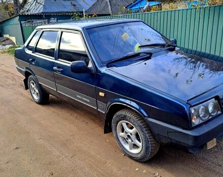 Синий ВАЗ 21099, объемом двигателя 1.5 л и пробегом 198 тыс. км за 1500 $, фото 1 на Automoto.ua