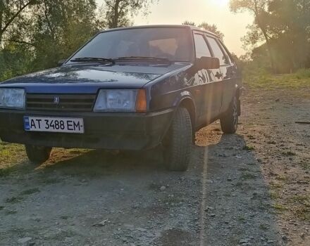 Синий ВАЗ 21099, объемом двигателя 1.5 л и пробегом 160 тыс. км за 1000 $, фото 1 на Automoto.ua