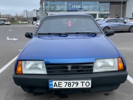 Синий ВАЗ 21099, объемом двигателя 1.5 л и пробегом 190 тыс. км за 1848 $, фото 1 на Automoto.ua