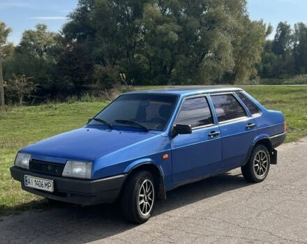 Синий ВАЗ 21099, объемом двигателя 1.5 л и пробегом 100 тыс. км за 1505 $, фото 1 на Automoto.ua