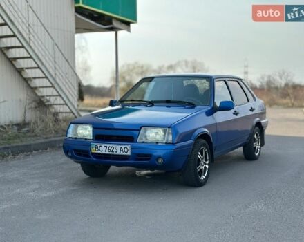 Синий ВАЗ 21099, объемом двигателя 1.5 л и пробегом 77 тыс. км за 1900 $, фото 1 на Automoto.ua