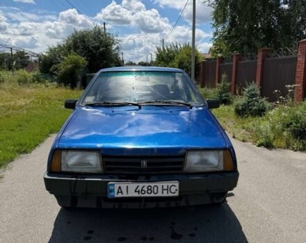 Синий ВАЗ 21099, объемом двигателя 1.5 л и пробегом 70 тыс. км за 1450 $, фото 1 на Automoto.ua