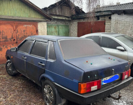 Синий ВАЗ 21099, объемом двигателя 1.49 л и пробегом 146 тыс. км за 1500 $, фото 1 на Automoto.ua