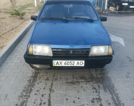 Синий ВАЗ 21099, объемом двигателя 1 л и пробегом 361 тыс. км за 1399 $, фото 1 на Automoto.ua
