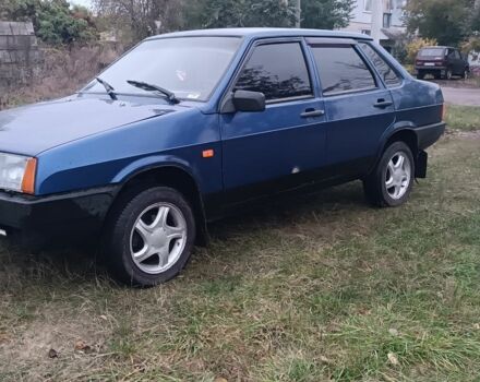 Синий ВАЗ 21099, объемом двигателя 1.5 л и пробегом 1 тыс. км за 1600 $, фото 1 на Automoto.ua