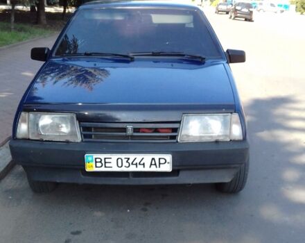 Синий ВАЗ 21099, объемом двигателя 1 л и пробегом 239 тыс. км за 2500 $, фото 1 на Automoto.ua