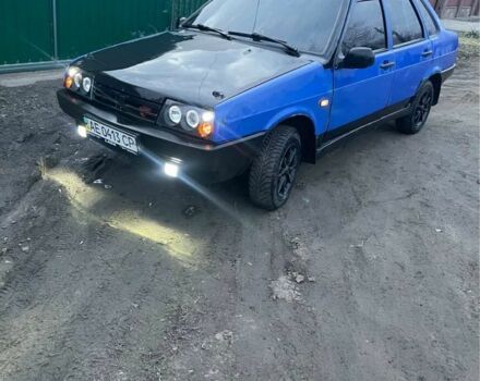 Синий ВАЗ 21099, объемом двигателя 1.6 л и пробегом 3 тыс. км за 1000 $, фото 1 на Automoto.ua
