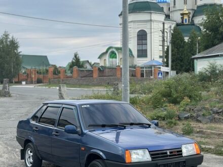 Синий ВАЗ 21099, объемом двигателя 1.6 л и пробегом 200 тыс. км за 1800 $, фото 1 на Automoto.ua