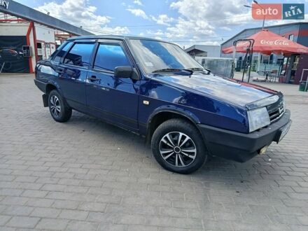 Синий ВАЗ 21099, объемом двигателя 1.5 л и пробегом 47 тыс. км за 2300 $, фото 1 на Automoto.ua