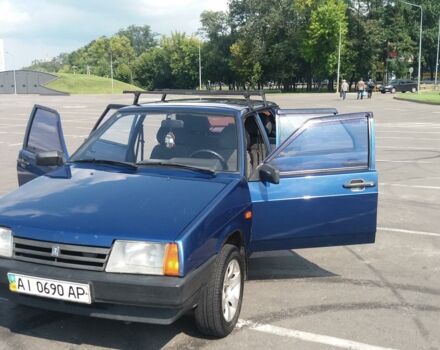 Синий ВАЗ 21099, объемом двигателя 1.5 л и пробегом 235 тыс. км за 3000 $, фото 1 на Automoto.ua