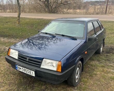 Синий ВАЗ 21099, объемом двигателя 1.5 л и пробегом 200 тыс. км за 2012 $, фото 1 на Automoto.ua