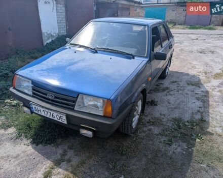 Синий ВАЗ 21099, объемом двигателя 1.5 л и пробегом 179 тыс. км за 2100 $, фото 1 на Automoto.ua