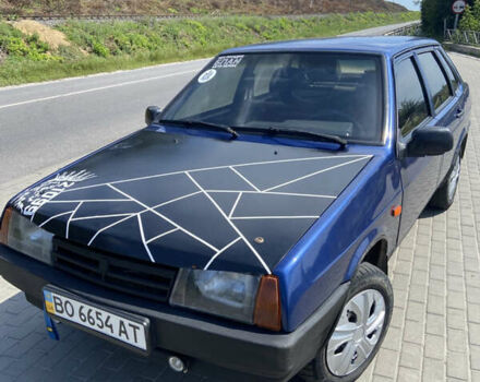 Синий ВАЗ 21099, объемом двигателя 1.5 л и пробегом 180 тыс. км за 1450 $, фото 1 на Automoto.ua