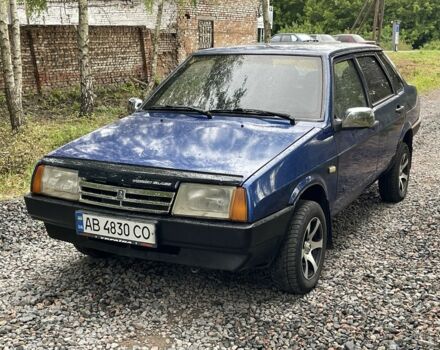 Синий ВАЗ 21099, объемом двигателя 1.6 л и пробегом 200 тыс. км за 1400 $, фото 1 на Automoto.ua