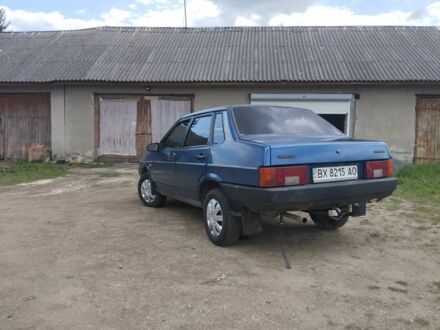 Синий ВАЗ 21099, объемом двигателя 1.6 л и пробегом 154 тыс. км за 1500 $, фото 1 на Automoto.ua