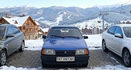 Синий ВАЗ 21099, объемом двигателя 1 л и пробегом 96 тыс. км за 2026 $, фото 1 на Automoto.ua