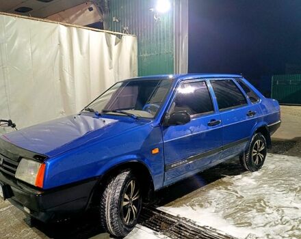 Синій ВАЗ 21099, об'ємом двигуна 1.6 л та пробігом 224 тис. км за 1499 $, фото 1 на Automoto.ua