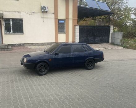 Синий ВАЗ 21099, объемом двигателя 1.6 л и пробегом 230 тыс. км за 1600 $, фото 1 на Automoto.ua