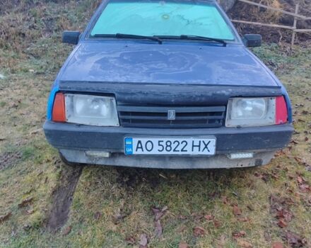 Синий ВАЗ 21099, объемом двигателя 1.5 л и пробегом 2 тыс. км за 600 $, фото 1 на Automoto.ua