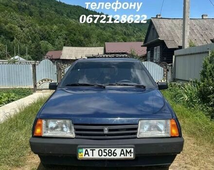 Синий ВАЗ 21099, объемом двигателя 1.6 л и пробегом 123 тыс. км за 1800 $, фото 1 на Automoto.ua