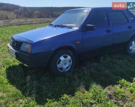 Синий ВАЗ 21099, объемом двигателя 1.6 л и пробегом 458 тыс. км за 1400 $, фото 1 на Automoto.ua