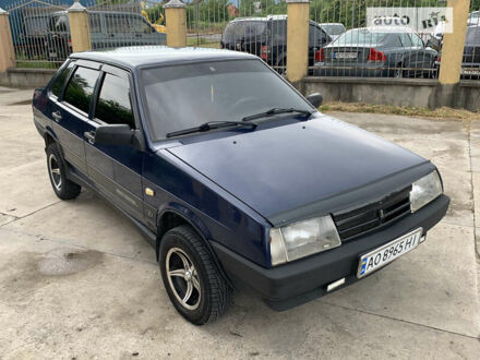ВАЗ 21099 2007 в Тячеве на Automoto.ua Синий ВАЗ 21099, объемом двигателя 1.6 л и пробегом 90 тыс. км за 2200 $, фото 1 на Automoto.ua