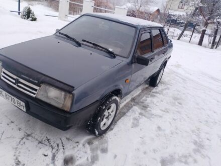 Синій ВАЗ 21099, об'ємом двигуна 1 л та пробігом 99 тис. км за 1330 $, фото 1 на Automoto.ua