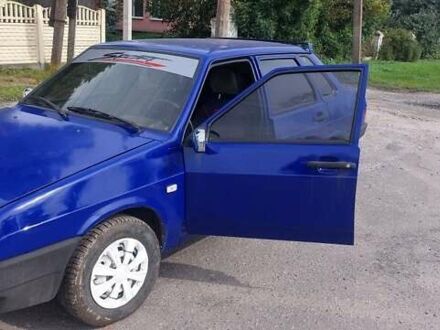 Синій ВАЗ 21099, об'ємом двигуна 1.5 л та пробігом 200 тис. км за 1300 $, фото 1 на Automoto.ua