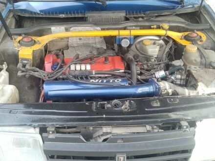 Синий ВАЗ 21099, объемом двигателя 2 л и пробегом 80 тыс. км за 3500 $, фото 1 на Automoto.ua