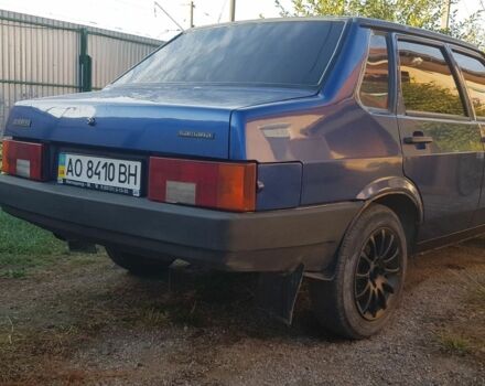 Синій ВАЗ 21099, об'ємом двигуна 1.6 л та пробігом 85 тис. км за 1500 $, фото 1 на Automoto.ua