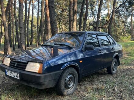 Синий ВАЗ 21099, объемом двигателя 1.6 л и пробегом 200 тыс. км за 1550 $, фото 1 на Automoto.ua