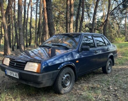 Синий ВАЗ 21099, объемом двигателя 1.6 л и пробегом 200 тыс. км за 1550 $, фото 1 на Automoto.ua