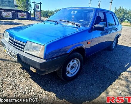 Синий ВАЗ 21099, объемом двигателя 1.6 л и пробегом 0 тыс. км за 1450 $, фото 1 на Automoto.ua