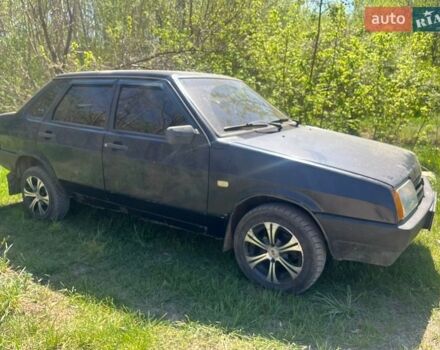 Синий ВАЗ 21099, объемом двигателя 1.6 л и пробегом 265 тыс. км за 950 $, фото 1 на Automoto.ua