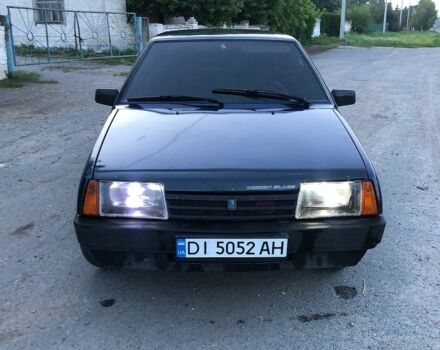 Синий ВАЗ 21099, объемом двигателя 1.6 л и пробегом 400 тыс. км за 1900 $, фото 1 на Automoto.ua