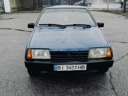 Синий ВАЗ 21099, объемом двигателя 1.6 л и пробегом 200 тыс. км за 1550 $, фото 1 на Automoto.ua