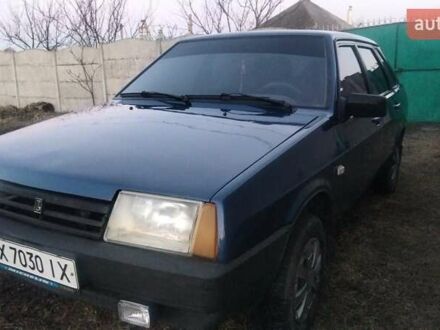 Синий ВАЗ 21099, объемом двигателя 1.6 л и пробегом 153 тыс. км за 2400 $, фото 1 на Automoto.ua