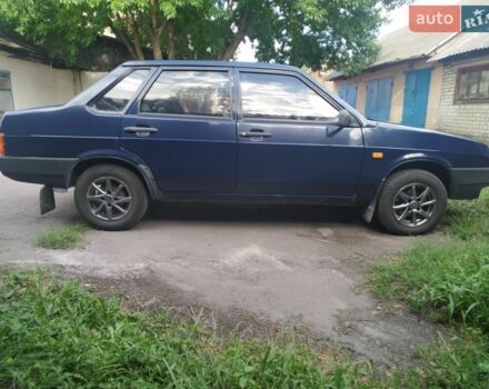 Синий ВАЗ 21099, объемом двигателя 1.6 л и пробегом 160 тыс. км за 2600 $, фото 1 на Automoto.ua