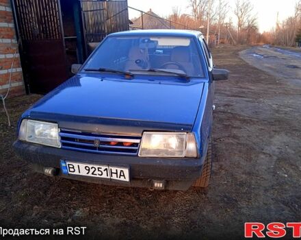 Синий ВАЗ 21099, объемом двигателя 1.6 л и пробегом 215 тыс. км за 1400 $, фото 1 на Automoto.ua