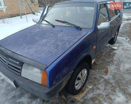 Синий ВАЗ 21099, объемом двигателя 1.6 л и пробегом 300 тыс. км за 850 $, фото 1 на Automoto.ua