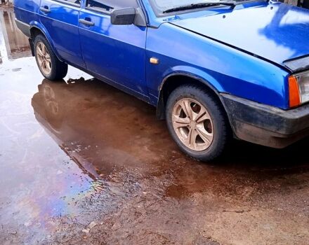 Синий ВАЗ 21099, объемом двигателя 1.6 л и пробегом 270 тыс. км за 1650 $, фото 1 на Automoto.ua