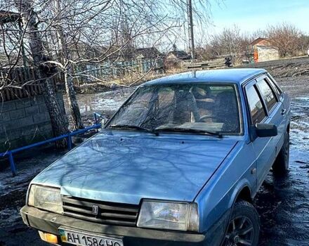 Синий ВАЗ 21099, объемом двигателя 1.5 л и пробегом 0 тыс. км за 1050 $, фото 1 на Automoto.ua