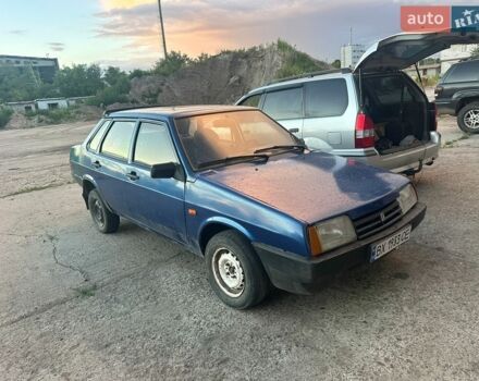 Синий ВАЗ 21099, объемом двигателя 1.5 л и пробегом 250 тыс. км за 550 $, фото 1 на Automoto.ua
