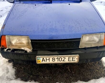 Синій ВАЗ 21099, об'ємом двигуна 1.6 л та пробігом 1770 тис. км за 1000 $, фото 1 на Automoto.ua