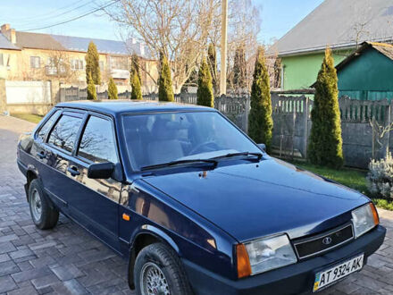 Синий ВАЗ 21099, объемом двигателя 1.6 л и пробегом 120 тыс. км за 2800 $, фото 1 на Automoto.ua