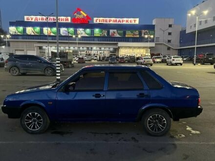 Синий ВАЗ 21099, объемом двигателя 1.6 л и пробегом 403 тыс. км за 2000 $, фото 1 на Automoto.ua